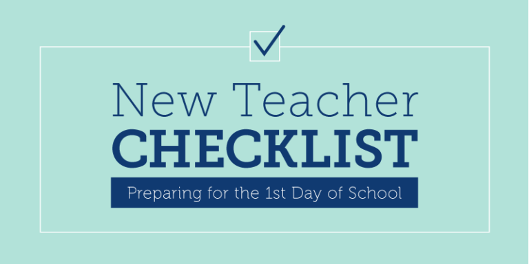 New Teacher Checklist: Your Plan for the First Day of School | Teaching ...